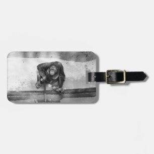 Orangutan Luggage Tag
