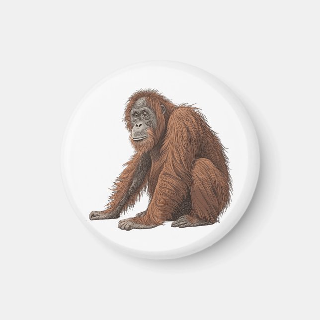 Orangutan Magnet (Front)