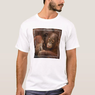 Orangutan Mother and Baby at the Zoo T-Shirt