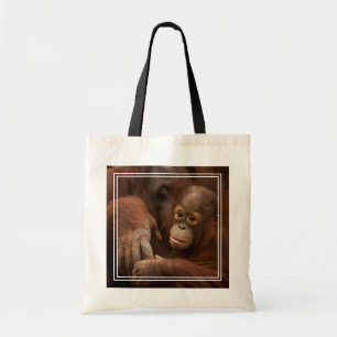 Orangutan Mother and Baby at the Zoo Tote Bag