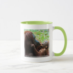 Orangutan Mother with Baby Mug