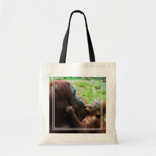 Orangutan Mother with Baby Tote Bag