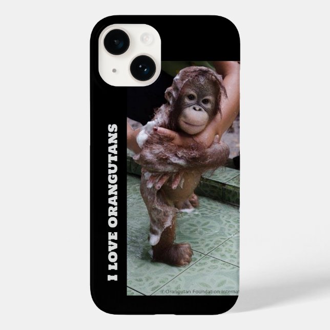 Orangutan Orphan Rescue Case-Mate iPhone Case (Back)