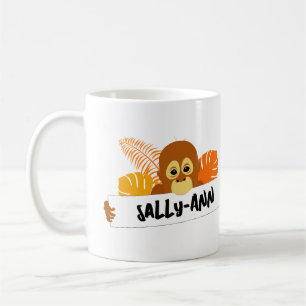 Orangutan Personalised Jungle Coffee Mug