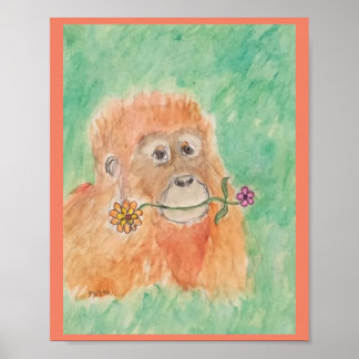 orangutan poster