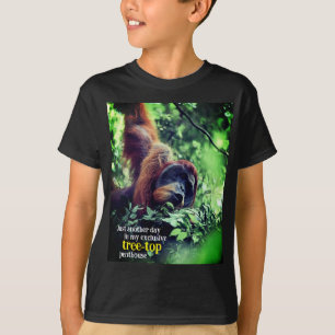 Orangutan relaxing in tree T-Shirt