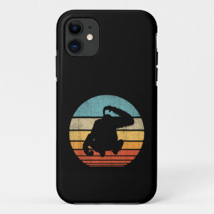 Orangutan Retro Vintage Sunset Mammal Animal iPhone 11 Case