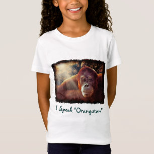 Orangutan Supporter Red Ape Wildlife Art Shirt