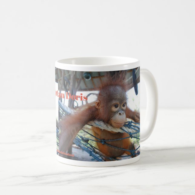 Orangutan Toddler Doris Coffee Mug (Front Right)