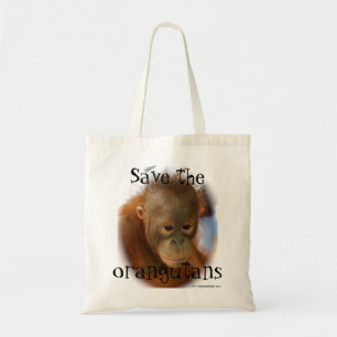 Orangutan Wildlife Conservation Tote Bag