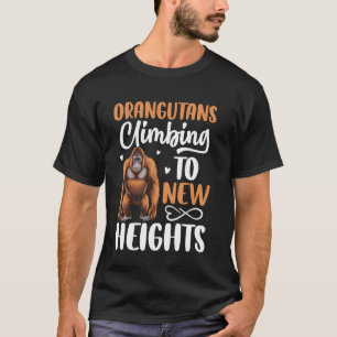 Orangutans Climbing to New Heights Great Apes Wild T-Shirt