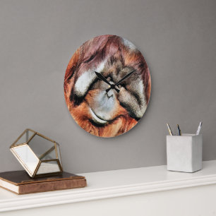 ORANGUTANS LARGE CLOCK