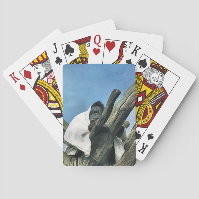 ORANGUTANS PLAYING CARDS (Back)