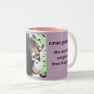 Orangutans Two-Tone Coffee Mug