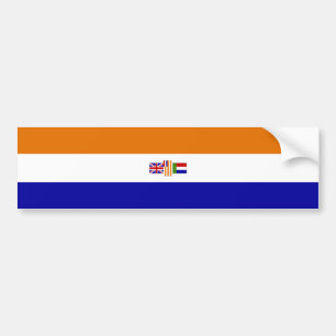 Oranje Blanje Blou Bumper Sticker