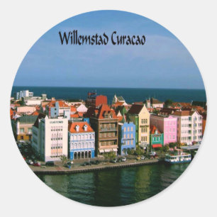 Oranjestad Aruba Classic Round Sticker