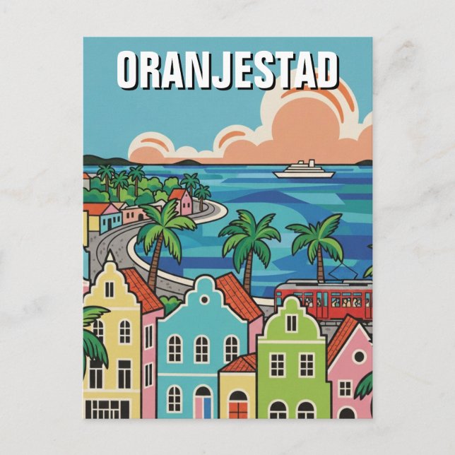 Oranjestad Aruba Travel Postcard (Front)