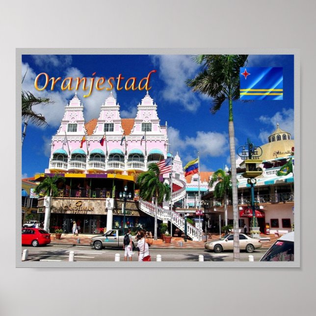 Oranjestad - Royal Plaza - Aruba - Poster (Front)