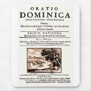 Oratio Dominica Mouse Mat