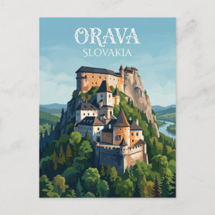 Orava Castle Slovakia Postcard