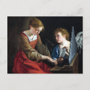 Orazio Gentileschi & Giovanni Lanfranco Saint Postcard