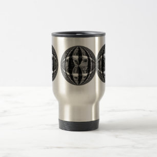 Orb Chrome Black travel mug