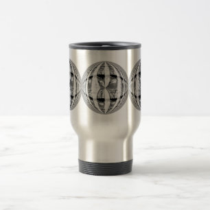 Orb Chrome Round travel mug