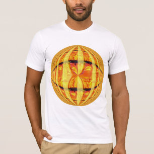 Orb Gold Round t-shirt white