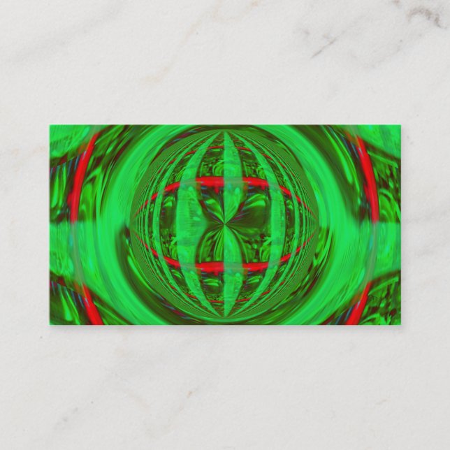 Orb Green business card (Front)