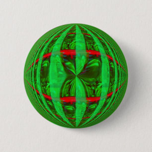 Orb Green button round