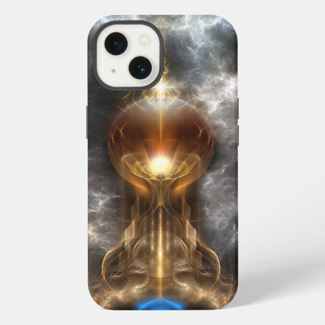 Orb Of Light Fractal Art iPad Barely There Case (Back)