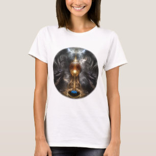 Orb Of Light Fractal Art T-Shirt