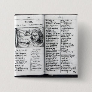 'Orbis Sensualium Pictus' 15 Cm Square Badge