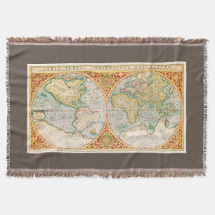 Orbis terrae compendiosa descriptio : quam ex magn throw blanket