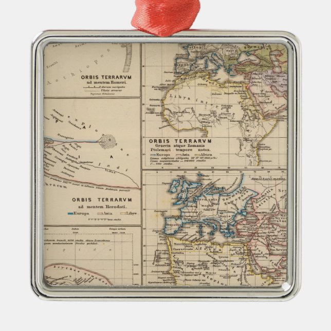Orbis terrarum metal tree decoration (Front)