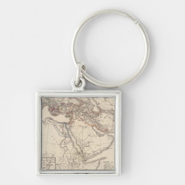 Orbis terrarum regni Assyrii tempore Key Ring (Front)