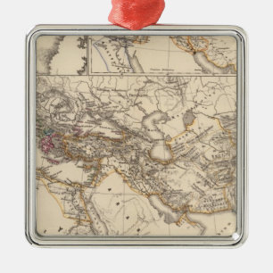 Orbis terrarum regni Persici tempore Metal Tree Decoration