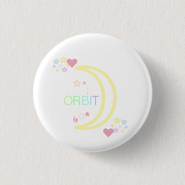 Orbit Kpop Loona Cute Teen Aesthetic 3 Cm Round Badge (Front)