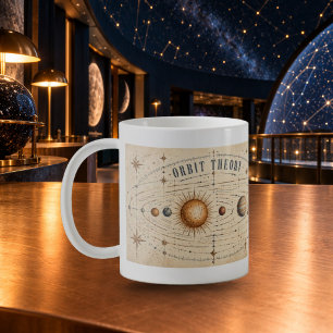 Orbit Theory Vintage Astronomy Mug