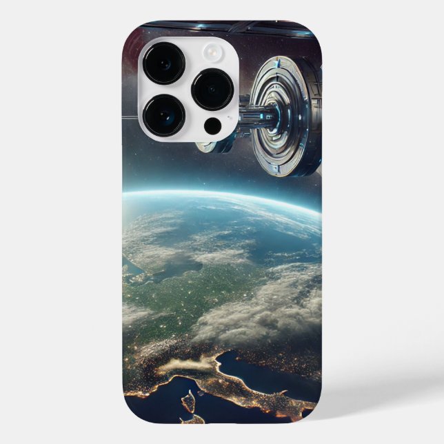 Orbiting Innovation iPhone Case (Back)