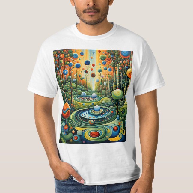 Orbs in foliage 1 T-Shirt (Front)