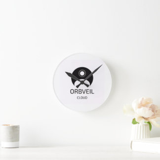 Orbveil Cloud Wall Clock
