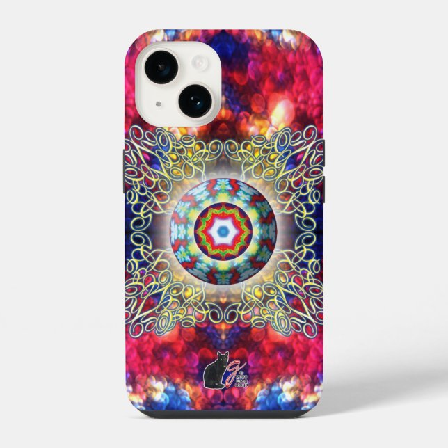 Orbz Kaleid iPhone Case (Back)