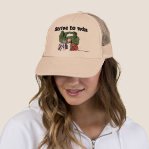 Orc Gladiator Football Sports Fantasy Art Hat