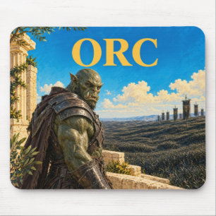Orc, Gothic Fantasy Monster Mouse Mat