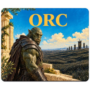 Orc, Gothic Fantasy Monster Mouse Mat