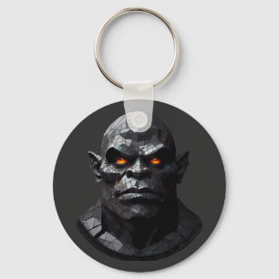 Orc Portrait  Key Ring