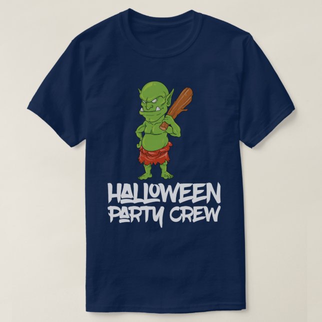 Orc Troll Halloween Matching Costume T-Shirt (Design Front)