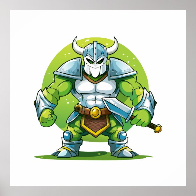 orc warrior poster (Front)