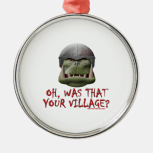 Orc: Was That Your Village? Metal Tree Decoration